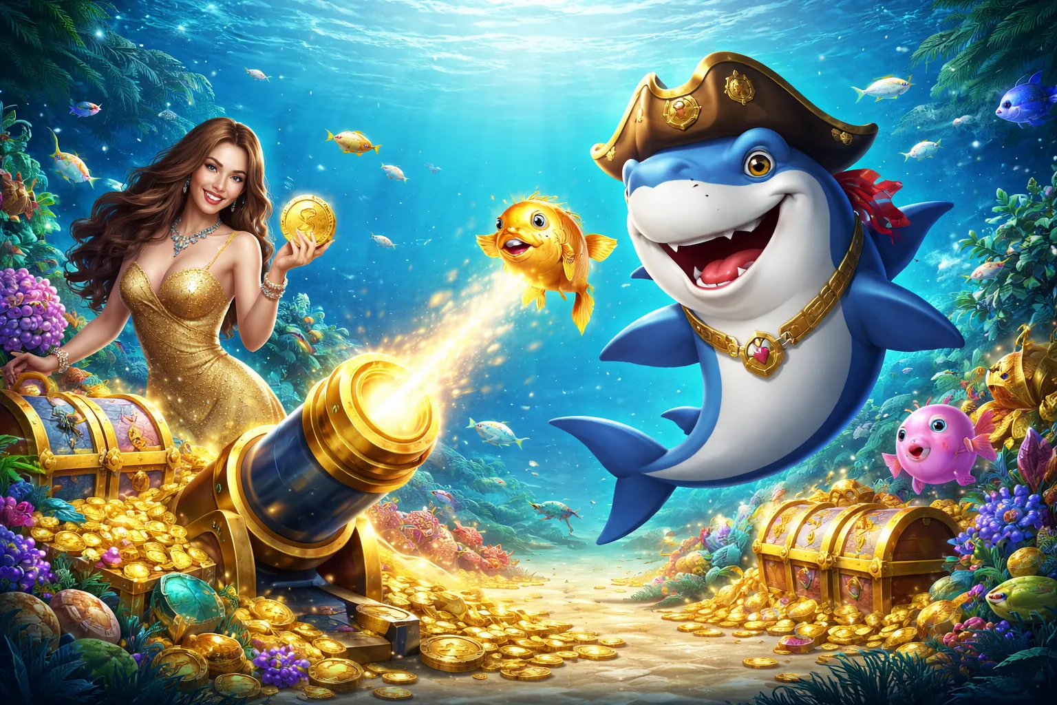 Hình ảnh trò chơi Bắn Cá sôi động tại to888